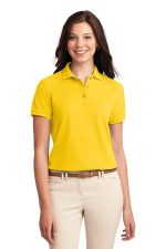 Port Authority Women's Silk Touch Polo. L500 Sunflower Yellow
