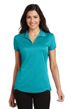 Port Authority Women's Trace Heather Polo. L576 Tropic Blue Heather