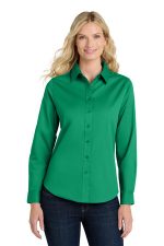 Port Authority Women's Long Sleeve Easy Care Shirt. L608 Court Green