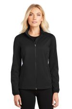 Port Authority Women's Active Soft Shell Jacket. L717 Deep Black