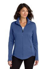 Port Authority Women's Collective Smooth Fleece Jacket. L904 Night Sky Blue