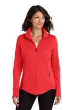 Port Authority Women's Collective Smooth Fleece Jacket. L904 Red Pepper