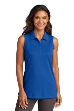 Port Authority Women's Dry Zone UV Micro-Mesh Sleeveless Polo LK110SV True Royal