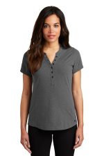 OGIO Women's Tread Henley. LOG136 Blacktop Heather