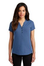 OGIO Women's Tread Henley. LOG136 Blue Heather
