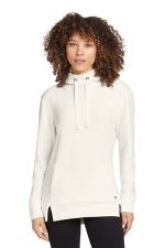 OGIO Women's Luuma Pullover Fleece Hoodie. LOG810 Ivory Snow