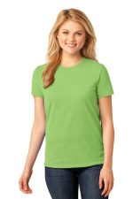 Port & Co Women's Core Cotton Tee. LPC54 Lime