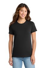 Port & Co Women's Essential Tee. LPC61 Jet Black
