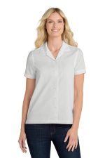 Port Authority Women's Short Sleeve Performance Staff Shirt LW400 Silver