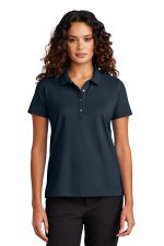 Mercer+Mettle Women's Stretch Pique Polo MM1005 Night Navy