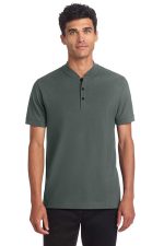 Mercer+Mettle Stretch Pique Henley MM1008 Anchor Grey