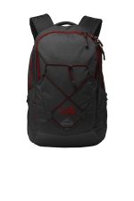 The North Face Groundwork Backpack. NF0A3KX6 TNF Dark Grey Heather/ Cardinal Red