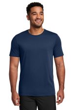 Nike Dri-FIT Cotton/Poly Tee. NKBQ5231 College Navy