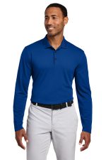 Nike Dri-FIT Micro Pique 2.0 Long Sleeve Polo NKDC2104 Gym Blue