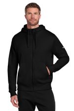 Nike Club Fleece Sleeve Swoosh Full-Zip Hoodie NKDR1513 Black