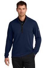 Nike Textured 1/2-Zip Cover-Up NKDX6702 College Navy