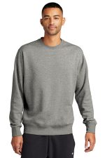 Nike Club Fleece Sleeve Swoosh Crew NKFD9863 Dark Grey Heather
