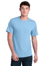 Port & Co Core Blend Recycled Tee PC01 Light Blue