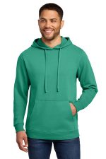 Port & Co Beach Wash Garment-Dyed Pullover Hooded Sweatshirt. PC098H Peacock