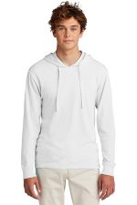 Port & Co Beach Wash Garment-Dyed Pullover Hooded Tee PC099H White