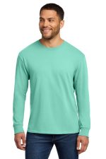 Port & Co Beach Wash Garment-Dyed Long Sleeve Tee PC099LS Cool Mint
