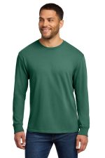 Port & Co Beach Wash Garment-Dyed Long Sleeve Tee PC099LS Nordic Green