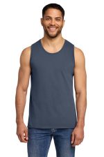 Port & Co Beach Wash Garment-Dyed Tank. PC099TT Denim Blue