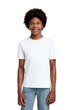 Port & Co Youth Beach Wash Garment-Dyed Tee. PC099Y White