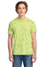 Port & Co Crystal Tie-Dye Tee PC145 Lemon Lime