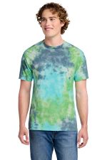 Port & Co Crystal Tie-Dye Tee PC145 Planet Earth Colorburst