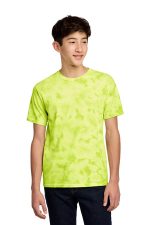 Port & Co Youth Crystal Tie-Dye Tee PC145Y Lemon Lime