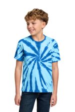 Port & Co Youth Tie-Dye Tee. PC147Y Royal