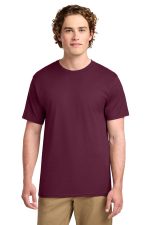 Port & Co Ring Spun Cotton Tee. PC150 Cardinal