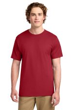 Port & Co Ring Spun Cotton Tee. PC150 Red