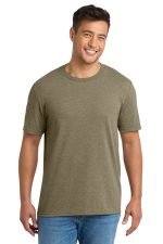 Port & Co Tri-Blend Tee. PC330 Coyote Brown Heather