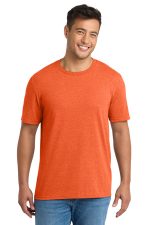 Port & Co Tri-Blend Tee. PC330 Deep Orange Heather