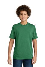 Port & Co Youth CVC Tee PC340Y Athletic Kelly Green Heather