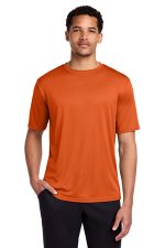 Port & Co Performance Tee. PC380 Deep Orange