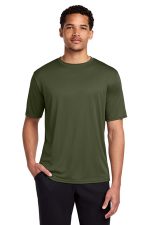Port & Co Performance Tee. PC380 Olive Drab Green