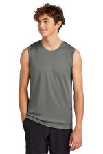 Port & Co Performance Sleeveless Tee PC380SL Charcoal