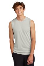 Port & Co Performance Sleeveless Tee PC380SL Silver