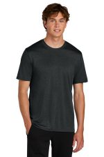Port & Co Heather Performance Tee PC390 Black Heather