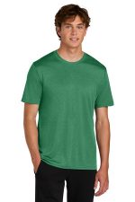 Port & Co Heather Performance Tee PC390 Kelly Heather