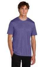 Port & Co Heather Performance Tee PC390 Team Purple Heather