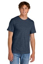 Port & Co Easy Cotton Tee PC43 Heather Navy