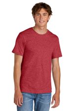 Port & Co Easy Cotton Tee PC43 Heather Red