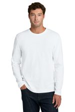 Port & Co Easy Cotton Long Sleeve Tee PC43LS White