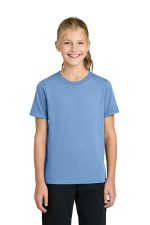 Port & Co Youth Easy Cotton Tee PC43Y Carolina Blue