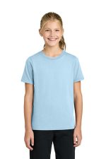 Port & Co Youth Easy Cotton Tee PC43Y Ice Blue