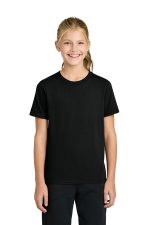 Port & Co Youth Easy Cotton Tee PC43Y Jet Black